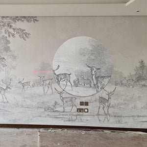 Traditional Pasted Wallpaper (Butt Joins)